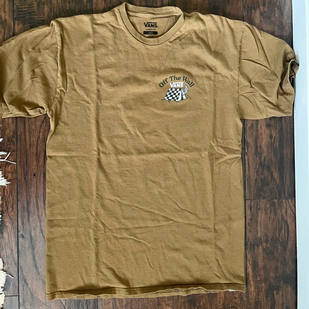 Vans Men's Tan T-Shirt